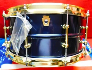 Ludwig BluePhonic Snare Drum 14 x 6.5 in. Midnight Blue Metallic - NEW - Picture 1 of 6