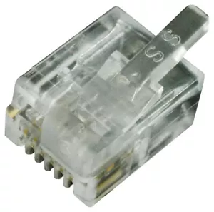 MMJ DEC TERMINAL & THRUSTMASTER UNITS RJ12 CONNECTOR - Picture 1 of 3