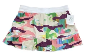 Gonna Sofibella pantaloncino colorato acquerello cravatta tintura pennellate FTY donna XL - Foto 1 di 5