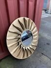 LARGE Reclaimed Large Industrial Metal Fan CONVERTED  Mirror / 98cm Wide