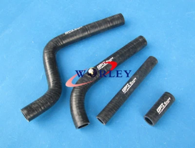 For YAMAHA YZ125 YZ 125 1996-2001 96 97 98 99 00 01 Silicone Radiator hose BLACK - Image 1 of 4