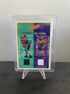 2002 03 Fleer Authentix Ticket for Four Carter Bibby Battier Marion Jersey /200