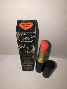 Too Faced Lipstick La Matte Color Drenched The New Black - New in Box/SDS Orange - Picture 1 of 6