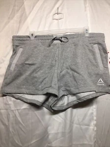 Reebok shorts Women’s XXXL Renew French Terry with Pockets Grey - Picture 1 of 12