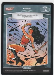 2017 PANINI METAX JUSTICE LEAGUE KNOCKOUT RARO R119 - Foto 1 di 2