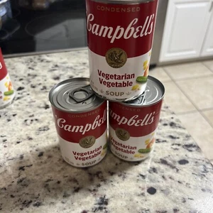 Campbells Old Fashioned Veg Soup Canned Soup 3 Cans 10.5 Oz B/b 01/26 - Picture 1 of 2