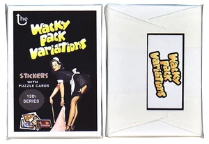 2018 Lost Wacky Pack Variations 13th Series COMPLETE FULL SET SEALED PACK 9/9 nm - Picture 1 of 1