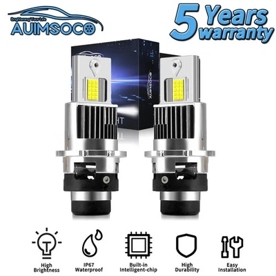 Kit de faros LED para INFINITI QX50 2014-2016 bombillas de haz alto bajo súper brillantes Foto 1 de 4