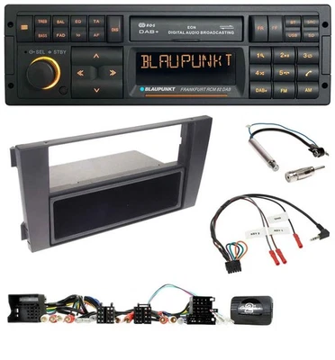 Blaupunkt USB DAB SD Lenkrad Bluetooth Autoradio für Audi A6 (2001-2004) - Bild 1 von 4