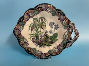 Antike Mason's #84 Pfau Chinoiserie Dessertschale mit Fuß Astgriff - Bild 1 von 15