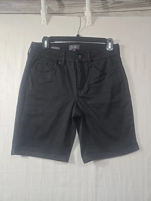 NYDJ Not Your Daughter's Jeans Ella Black Bermuda Shorts Size 6 Womens Stretch - Image 1 of 4