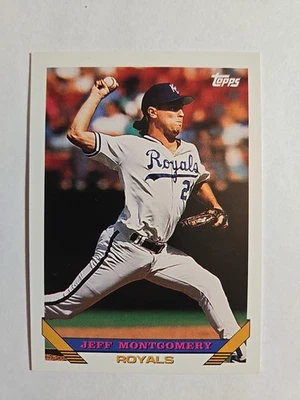 1993 Topps #130 Jeff Montgomery Kansas City Royals - Image 1 of 2