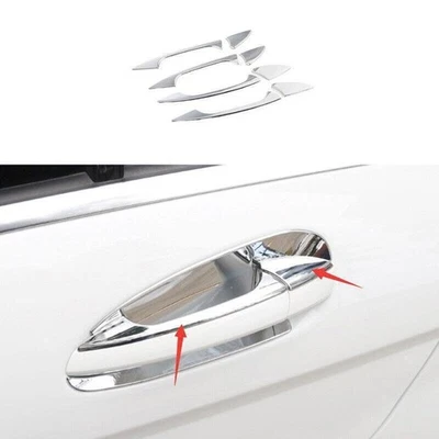 Ajuste para Mercedes-Benz GLK 2009-2015 cromo manijas de puerta de coche cubierta decoración moldura 8 piezas Foto 1 de 4