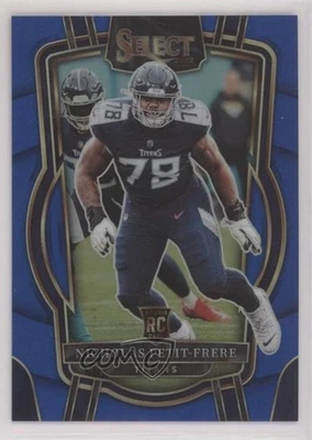 2022 Panini Select Club Level Blue Prizm /99 Nicholas Petit-Frere #205 Rookie RC - Image 1 of 2