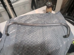 VTG 1995 Original GT  "Ergo" Handlebars Bull Horn Silver Chrome Aluminum MTB  - Picture 1 of 19