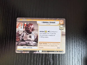 Star Wars Unlimited Jump to Lightspeed - Admiral Ackbar - Hyperspace #278 - Bild 1 von 2