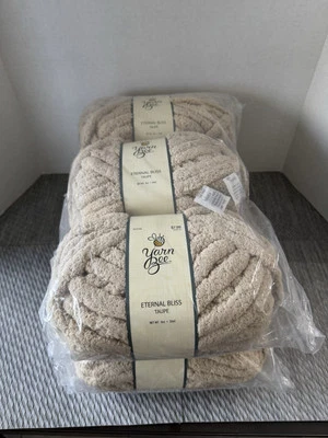 YARN BEE ETERNAL BLISS ~ Taupe/16 ~ SUPER BULKY BLANKET ~ 8oz/28yds