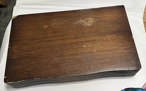 Vintage Flatware Silverware Wooden Storage Chest Case Box Farmhouse Distressed - Picture 1 of 7