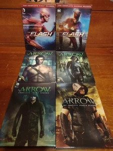 Arrow , Flash The Complete Series Seasons 1-4 DVD Set 20 Disc DVD 2019 DC - Picture 1 of 1