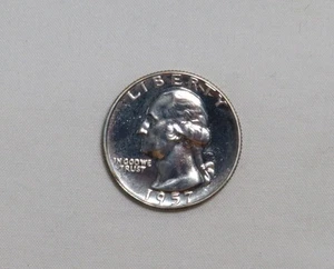 1957 Proof Washington Quarter - Picture 1 of 12