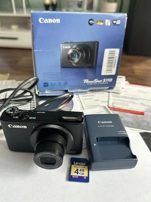 Canon PowerShot S110 12.1MP touchscreen Digitalkamera, OVP wie neue✅️absolut top - Bild 1 von 4