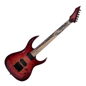 B.C.Rich Shredzilla Prophecy Archtop With Evertune Lava Burst White Line - Picture 1 of 8