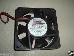 MECHATRONICS DC BRUSHLESS FAN #A9225H48B 48VDC 0.1A BALL BEARING - Picture 1 of 5