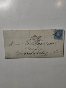 Lettre France 21 novembre 1863 Timbre 20 c Napoléon III 1862 - Foto 1 di 7