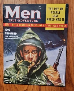 MEN TRUE ADVENTURE Louis L'Amour story ~ Box Canyon Showdown ~ Kunstler Cover - Bild 1 von 3
