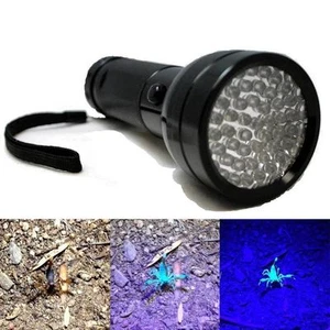 Blacklight Detection 51 LED UV Ultra Violet Mini Flashlight AA Torch Light Lamp - Picture 1 of 10