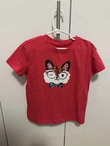 Cat & Jack Girls Sequin Fox Shirt - Picture 1 of 4