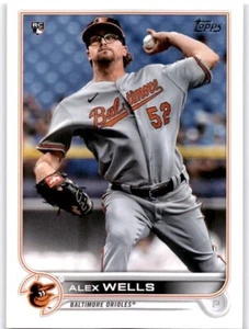 ALEX WELLS RC 2022 Topps Series 1 #118 Baltimore Orioles - Picture 1 of 2