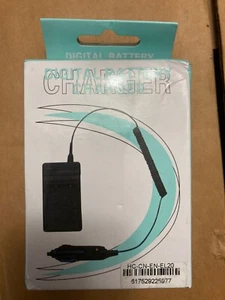 Car Charger Digital Camera Camcorder for NIKON EN-EL20 Halcyon HC-CN Battery - Picture 1 of 2