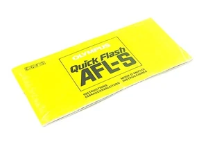 Olympus Quick Flash AFL-S Compact Camera Manual - UK Dealer - Picture 1 of 3