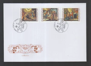 Liechtenstein FDC 1999 - Weihnachten Christmas - Paintings by Joseph Walzer - Picture 1 of 1