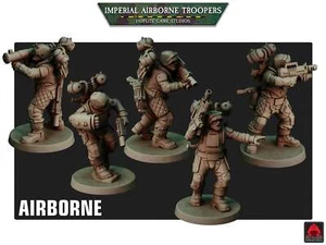 Imperial Airborne Drop Troopers | Red Pilgrim Miniatures | 28mm - Picture 1 of 8