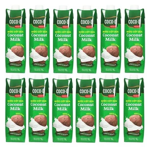 Coconut Milk Cocosmilk Kokosnussmilch Kokosnuss Milch Kokosmilch 12x1L - Bild 1 von 2