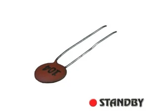 100pcs 100nF 50V Miniature ceramic plate capacitor, Y5V, 20%, 85`C, r=2,5mm ROHS - Bild 1 von 1