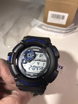 Fanmis Hombre Militar Multifunción Digital LED Reloj Electrónico Resistente al Agua Foto 1 de 4