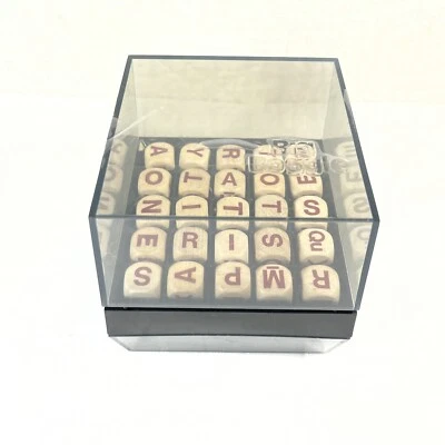 Pre-Loved Big Boggle Game 25 Blocks & Shaker Grid, Missing Timer & Instructions - Image 1 of 4
