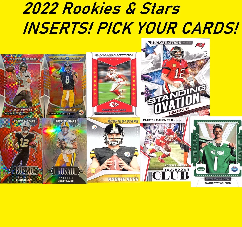 2022 Panini Rookies & Stars Football RC Complete your Set PYC Insert + Parallel - Image 1 of 1