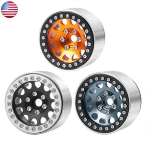 For D90 SCX10 90046 TRX4 1/10 RC Crawler 4PC Metal 1.9" Beadlock Wheel Rims 30mm - Picture 1 of 29