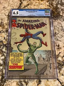 AMAZING SPIDER-MAN #20 CGC 6,5 OW PAGINE ORIGINE E PRIMA APPARIZIONE DI SCORPION MCU - Foto 1 di 3