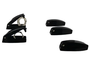 Apex RV Camper Plastic Baggage Door Catch Holder Black 5 Pk - Picture 1 of 6