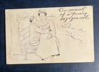 private mailng card posted ocean city NJ 1906 humor Romance A1
