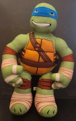 Teenage Mutant Ninja Turtles 2013 Leonardo Talking Ninja Practice Pal 16" Plush - Image 1 of 4