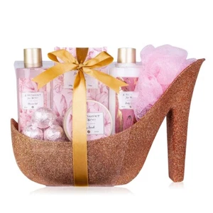 Geschenkset Badeset Pflegeset Wellness Damen A moment for you Glitzer Pump - Bild 1 von 12