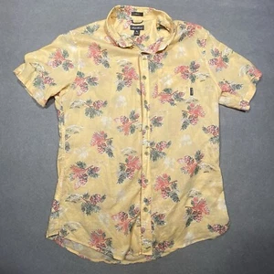 RARA Camisa Eddie Bauer Para Hombres TL Piña IMPRESIÓN TOTAL Abotonada Hawaiana - Imagen 1 de 12