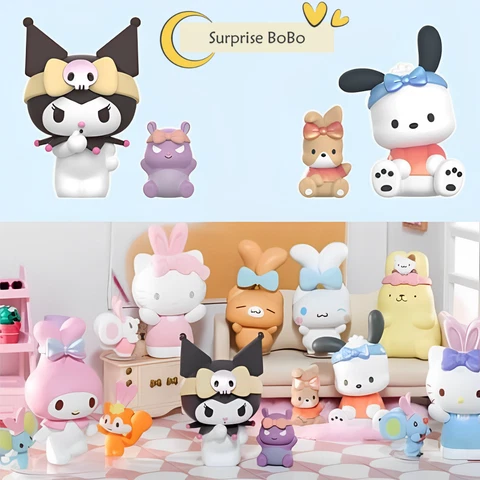 TOPTOY Sanrio Characters Ears Tying Days Confirmed Blind Box Figure New Toy HOT Cover