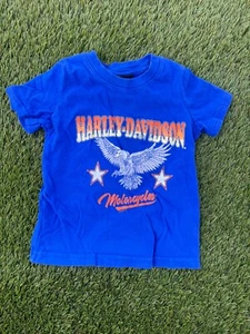 Vintage Harley Davidson Motorcycles Toddler Kids Orange County T-shirt size 2T - Picture 1 of 5